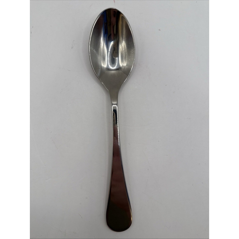Splendide Cirrus Soup Spoon 8" Teardrop Glossy Clean Excellent Stainless Korea
